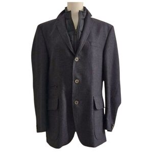 Karl Lagerfled Men's Street Suit Jacket Blue - Like New - XL - 54